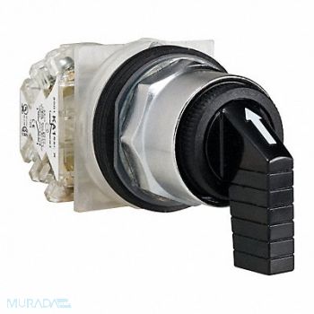 SCHNEIDER ELECTRIC Non-Illum Selector Switch A600/Q600 3P, 45C547