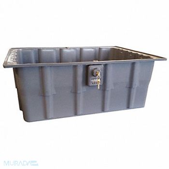 CORTECH Property Storage Ctr Gray Polypropylene, 45CC01