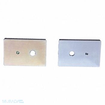 SECURITRON Split Strike Plate Aluminum Mfr No M82, 45CG04