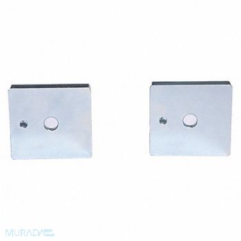 SECURITRON Split Strike Plate Aluminum Mfr No M62, 45CG50