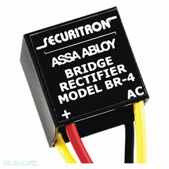 SECURITRON Bridge Rectifier Plastic Power System 4A, 45CG73