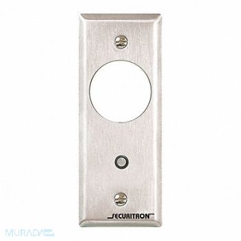 SECURITRON Mortise Keyswitch SS Momentary 5A, 45CG74