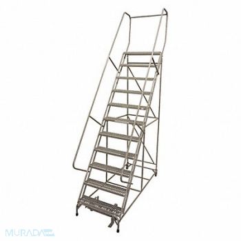 COTTERMAN Rolling Ladder 162 in.H 450Lb Perforated, 45CH76