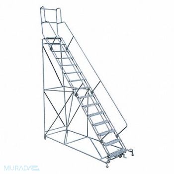 COTTERMAN Rolling Ladder 192 in.H x 42 in.W 50deg., 45CJ02