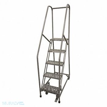 COTTERMAN Rolling Ladder 80 in H 5 Steps 450 lb., 45CJ04