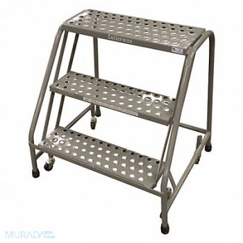 COTTERMAN Rolling Ladder 30 in.H x 30 in.W 3 Steps, 45CJ19