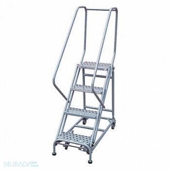 COTTERMAN Rolling Ladder 70 in H 4 Steps 50 deg., 45CJ63