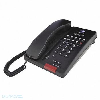 BITTEL Hospitality Phone Analog Wall/Desk Black, 45CT97