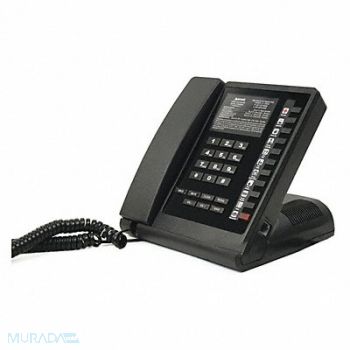 BITTEL Hospitality Phone Analog Wall/Desk Black, 45CU03
