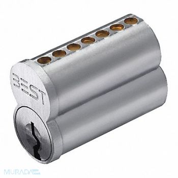 BEST Interchangeable Core Satin Chrome 7 Pins, 425R13