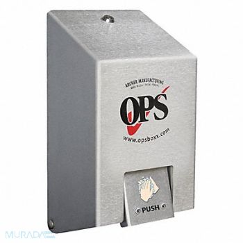 OPS Soap Dispenser Stainless Steel Manual, 45DK71
