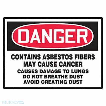 ACCUFORM Safety Label 5 inx7 in Vinyl PK5, 45DL44