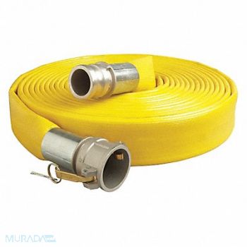 GRAINGER APPROVED Water Hose Assembly 6 ID 50 ft., 52EE36