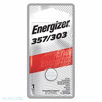 ENERGIZER Button Battery Silver 1.5VDC 357, 45EJ87