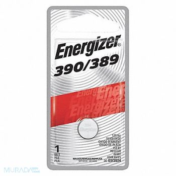 ENERGIZER Button Battery Silver 1.5VDC 389, 45EJ95