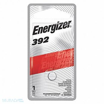 ENERGIZER Button Battery Silver 1.5VDC 392, 45EJ97