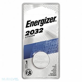 ENERGIZER Coin Battery Lithium 3VDC 2032, 45EK15