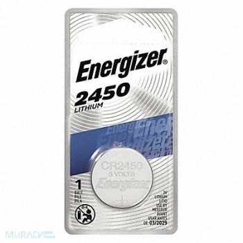 ENERGIZER Coin Battery Lithium 3VDC 2450, 45EK17