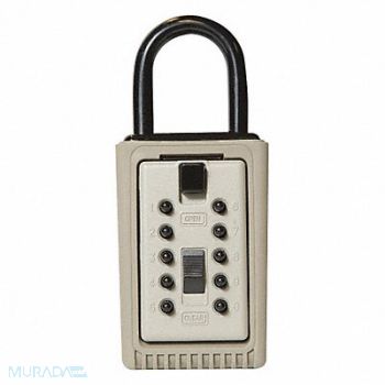 KIDDE Lock Box Clay Portable PushButton 3 Keys, 45EU93