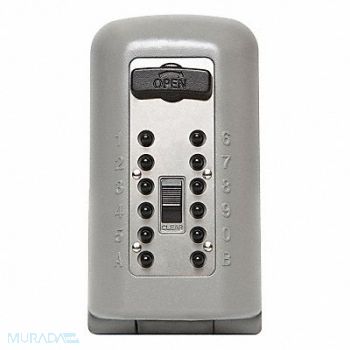 KIDDE Lock Box Titanium Push Button 5 Keys, 45EU98