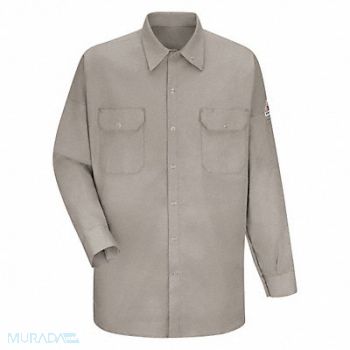 BULWARK J2899 FR Collared Shirt XL Gray NFPA2112 8.5oz, 45EX75