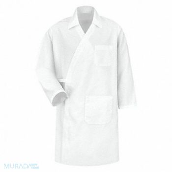 WRANGLER Butcher Coat Mens 2XL White Polyester, 45FA37