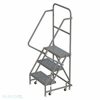 TRI-ARC Rolling Ladder Steel 3 Steps 450lb., 45FG18