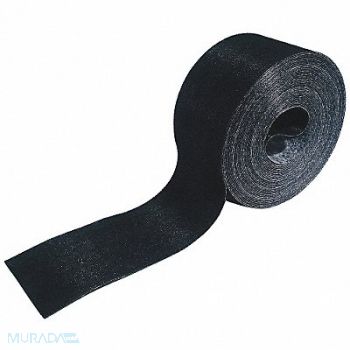 RIP-TIE Hook-and-Loop Cable Tie Roll 75 ft Black, 45FK01