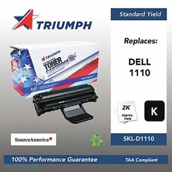 SOURCE AMERICA Toner Cartridge Black 2000 Dell1100 1110, 45FL21