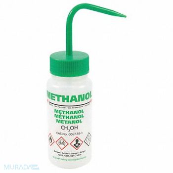 DYNALON Wash Bottle 250mL Std Spout Plastic PK5, 45G312