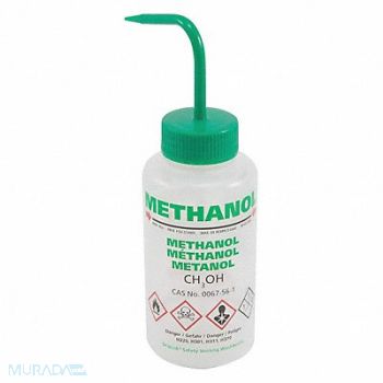 DYNALON Wash Bottle 500mL Std Spout Plastic PK5, 45G317