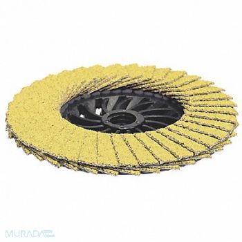 ARC ABRASIVES J5341 Flap Disc 4 1/2 in Dia 5/8 in Arbor, 45GF73