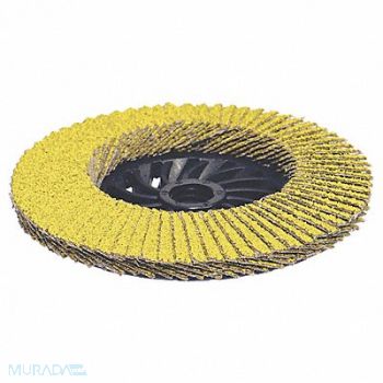 ARC ABRASIVES J5342 Flap Disc 4 1/2 in Dia 5/8 in Arbor, 45GF70