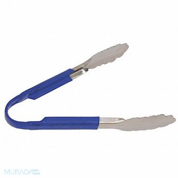 CRESTWARE Tong Blue 10 in L Stainless Steel, 45GH24