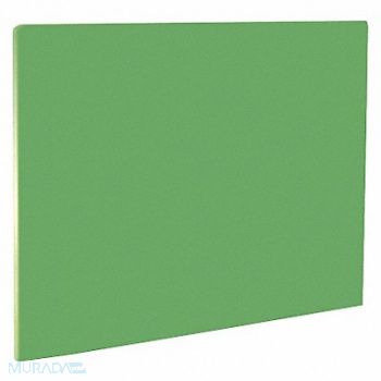 CRESTWARE Cutting Board 24 inL Green Polyethylene, 45GJ66