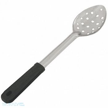 CRESTWARE Perforated Basting Spoon Black 15 in L, 45GJ88