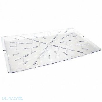CRESTWARE Food Box Drain Tray Clear 8-1/2 in W, 45GK28