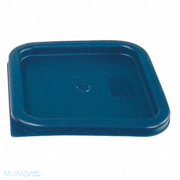 CRESTWARE Square Storage Container Lid Blue, 45GK86