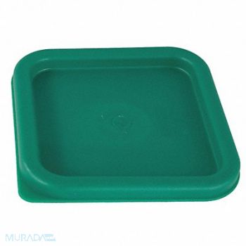 CRESTWARE Square Storage Container Lid Green, 45GK87
