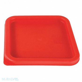 CRESTWARE Square Storage Container Lid Red, 45GK88