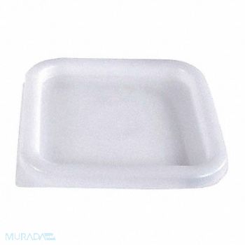 CRESTWARE Square Storage Container Lid 3/4 in D, 45GK96