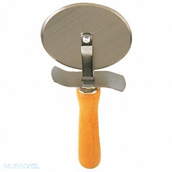 CRESTWARE Pizza Cutter Wheel Wood 4 in W, 45GL12