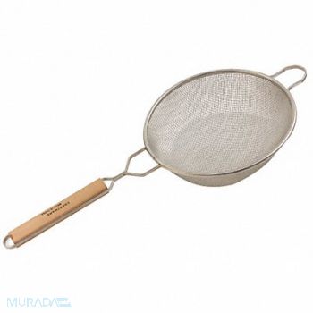 CRESTWARE Mesh Strainer 13 inH Medium Double Mesh, 45GL18