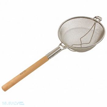 CRESTWARE Mesh Strainer 14 in W Steel, 45GL21