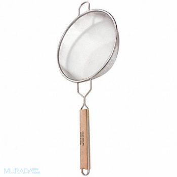 CRESTWARE Mesh Strainer 4-1/2inH Fine Single Mesh, 45GL23