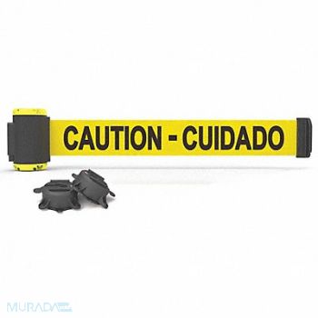 BANNER STAKES Magnetic Belt Barrier 7 Caution/Cuidado, 45GP61