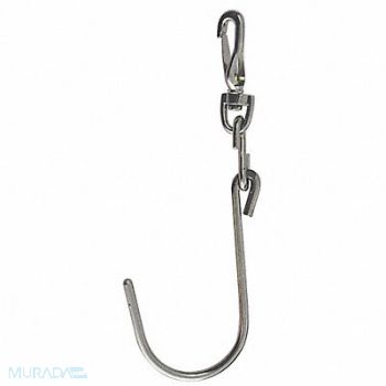 WOMBAT PORTAPAINT Ladder Hanging Hook 7 Lx2-1/4 W, 45GR61