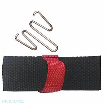 WOMBAT PORTAPAINT Hook-and-Loop Belt Black 8 in Lx7 in W, 45GR64