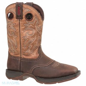 DURANGO Western Boot 9-1/2 W Brown/Tan Steel PR, 52DN18