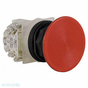 SCHNEIDER ELECTRIC Non-Illuminated Push Button Plastic Red, 45J146